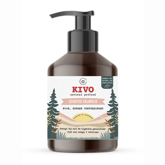 Kivo hladno stiskano lososovo olje, 500 ali 1000 mL