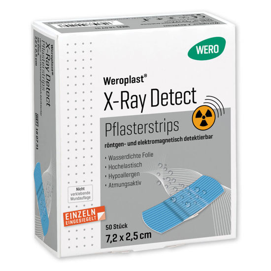 Weroplast X-Ray Detect rentgensko detekcijski vodoodporni obliži, različna pakiranja