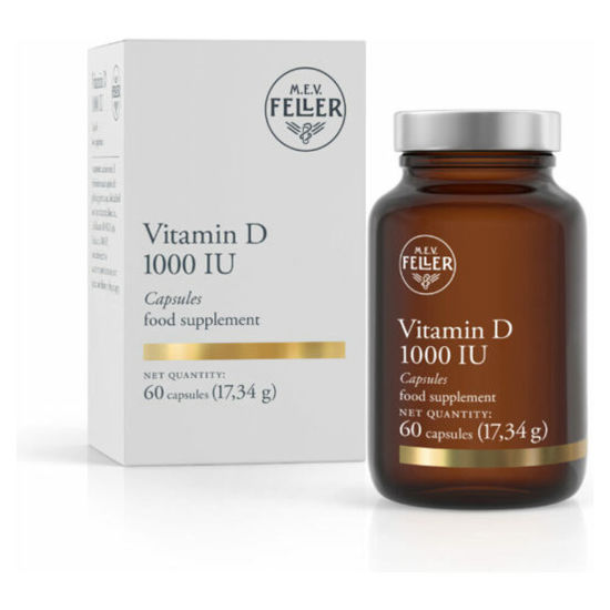 M.E.V. Feller Vitamin D 1000 IU, 60 kapsul