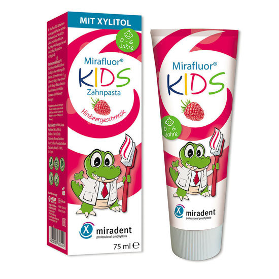 Miradent Mirafluor Kids zobna pasta, 75 mL