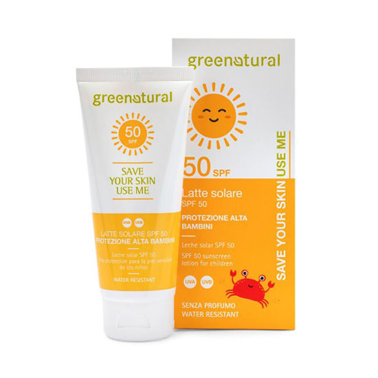 GreeNatural mleko za sončenje za otroke ZF50, 100 mL