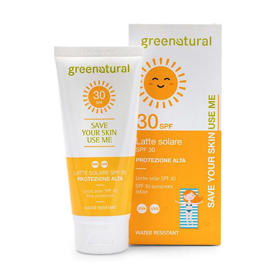 GreeNatural naravno mleko za sončenje ZF30, 100 mL