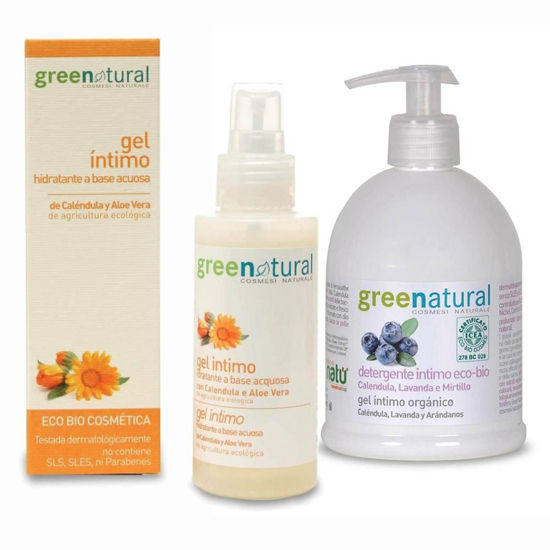 GreeNatural naravno intimno milo in intimni gel Natu, 1 set