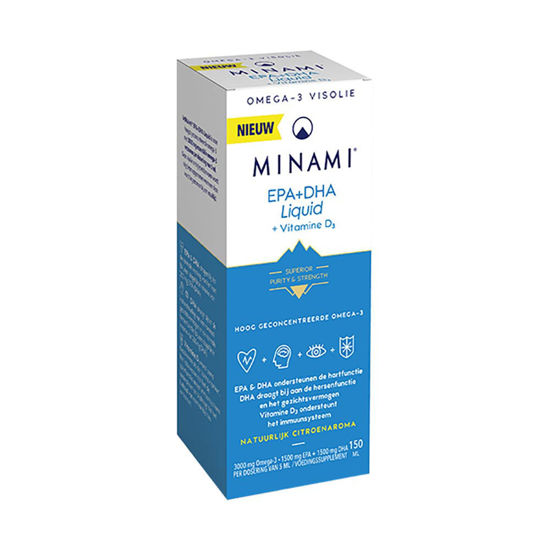 MINAMI EPK+ DHK Liquid + vitamin D3 tekočina za odrasle, 150 mL ali AKCIJA