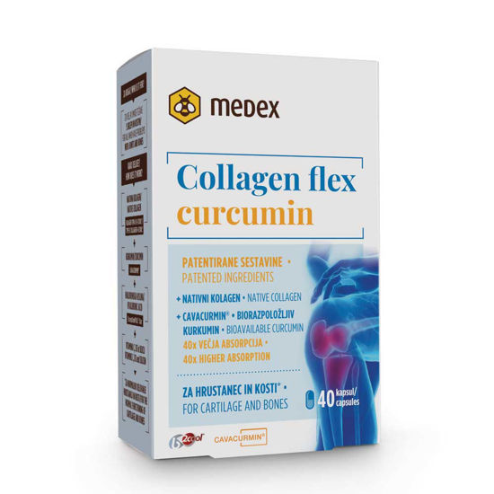 Medex Collagen Flex Curcumin, 40 kapsul