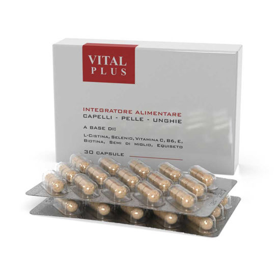 Vital Plus vitamini za zaščito las in kože, 30 kapsul