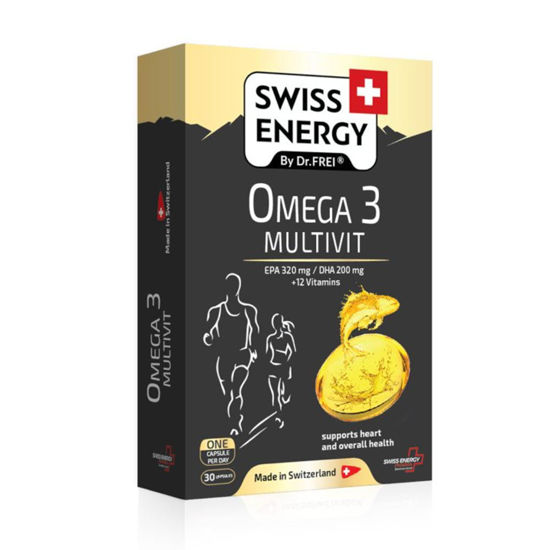 Swiss Energy Omega 3 Multivit, 30 kapsul