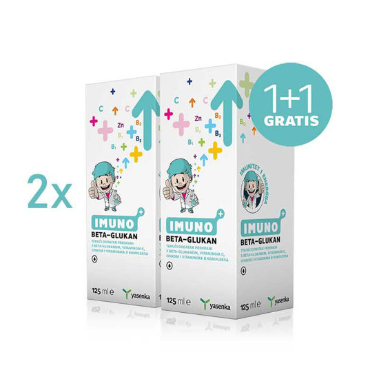 Yasenka Imuno beta-glukan 125 mL, 2x(1+1)  DVOJNA AKCIJA