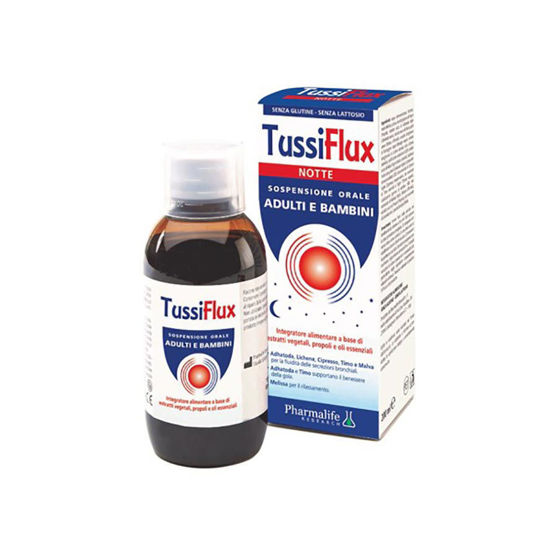 Tussiflux peroralna suspenzija za nočni kašelj, 200 mL