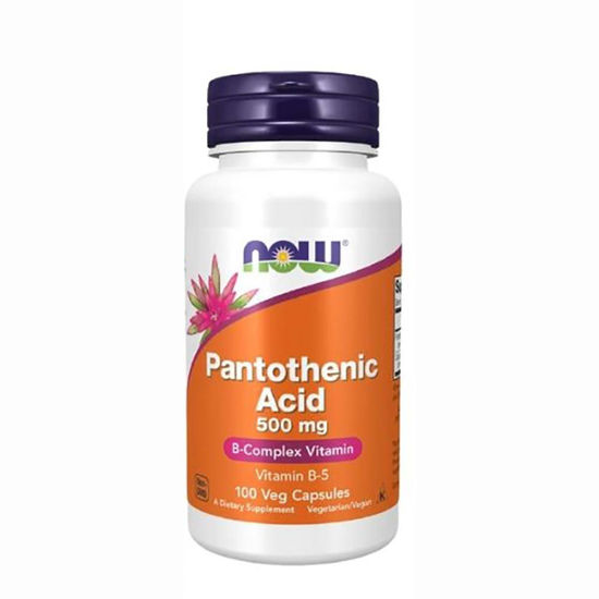 Now pantotenska kislina 500 mg, 100 kapsul