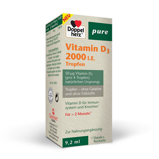 DoppelHerz Pure D vitamin  kapljice, 9.2 mL