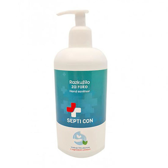 Septi Con razkužilo za roke z dozatorjem, 500 mL