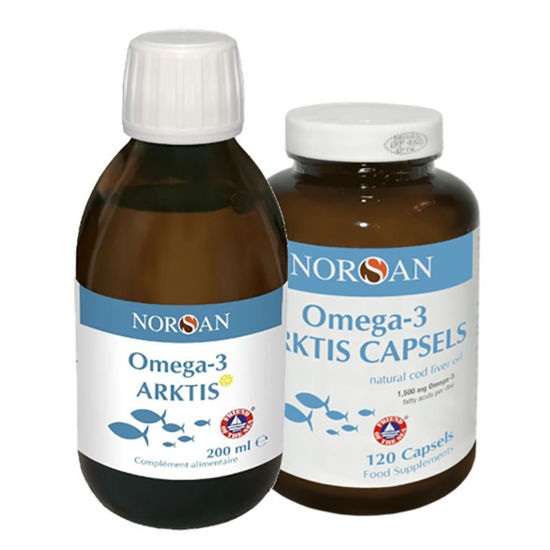 Norsan Omega-3 Arktis, 200 ml olje ali 120 kapsul
