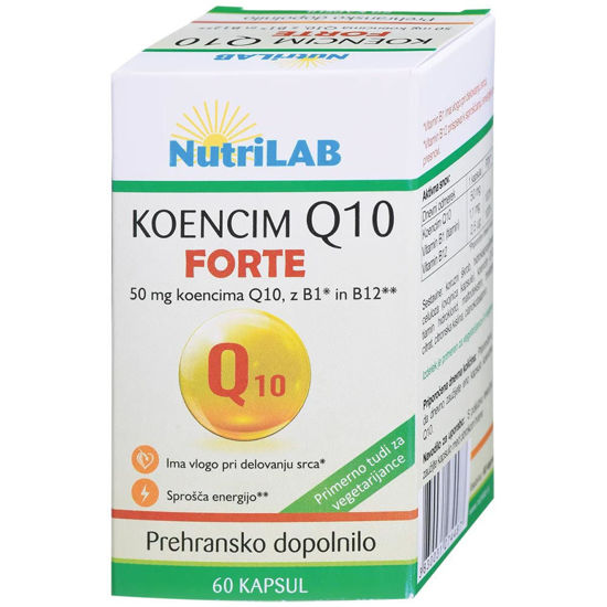 Nutrilab koencim Q10 Forte 50 mg, 60 kapsul