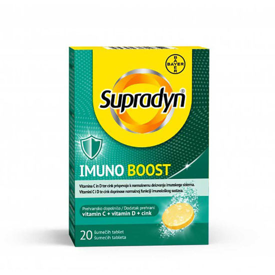 Supradyn Imuno Boost vitamin C + vitamin D + cink, 20 šumečih tablet