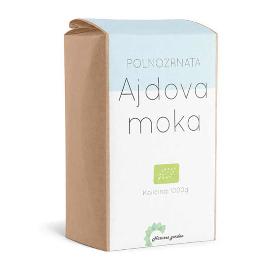 Natures garden bio polnozrnata ajdova moka, 1000 g