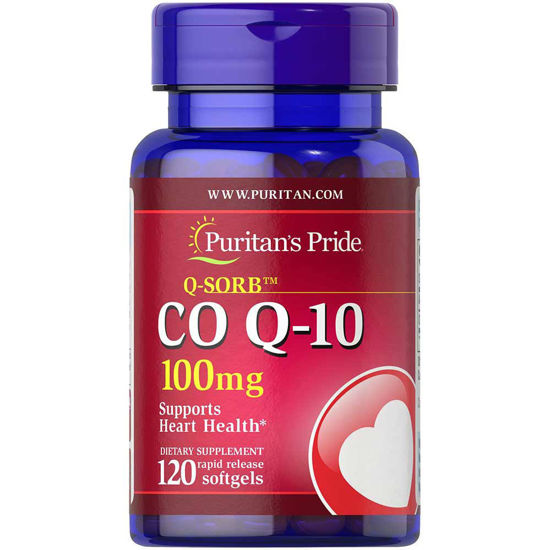 Puritan's Pride Co Q-10 koencim 100 mg, 60 mehkih kapsul