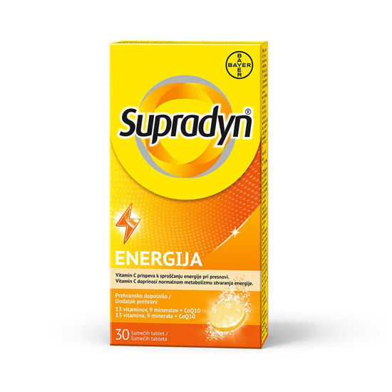 Supradyn Energija Q10, 30 ŠUMEČIH tablet