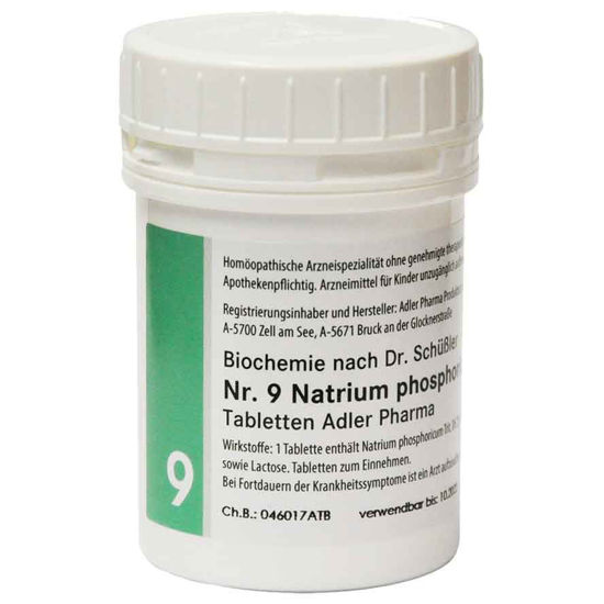 Schüsslerjeva sol št. 9 Natrium phosphoricum D6, 400 ali 1000 tablet