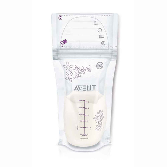 Avent vrečka za mleko 180 mL, 25 kosov