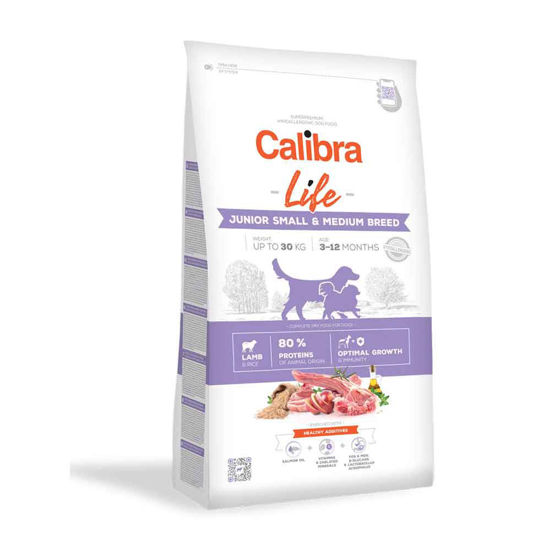 Calibra Life Junior Small and Medium jagnje, 2.5 kg ali 12 kg