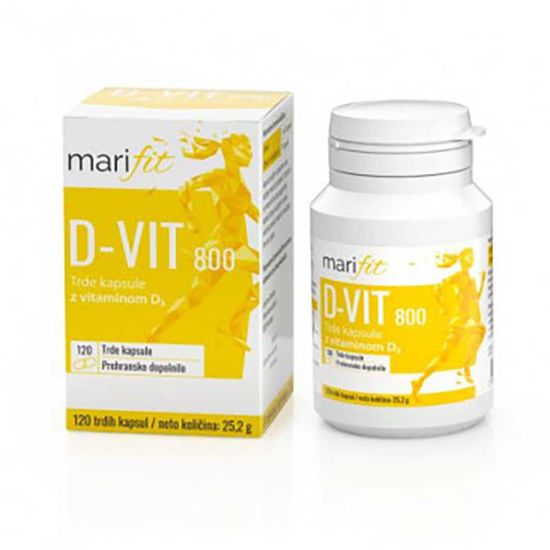 Marifit D-VIT 800 D vitamin, 120 trdih kapsul