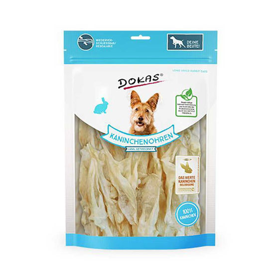 Dokas prigrizek sušena zajčja ušesa, 180 g