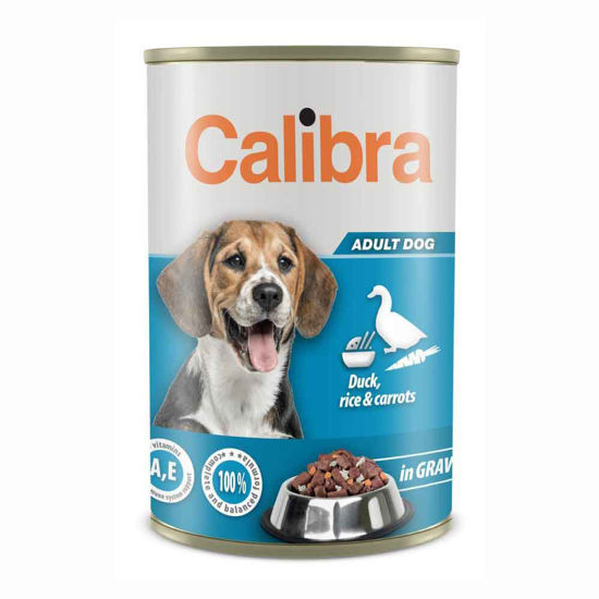 Calibra Premium konzerva raca, riž in korenje v omaki, 1240 g