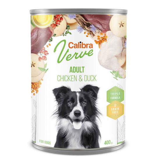 Calibra Verve Adult konzerva piščanec & raca za pse, 400 g