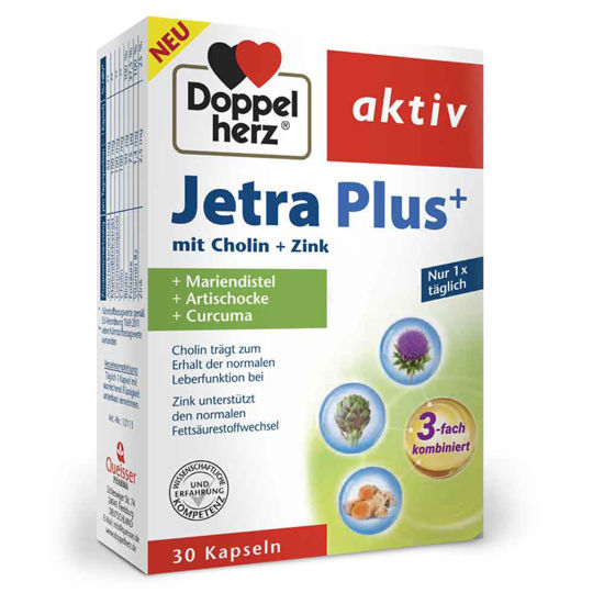 Doppelherz Aktiv Jetra plus+, 30 kapsul
