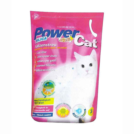 Power Cat Silica kristalni mačji posip, 5 ali 8 L