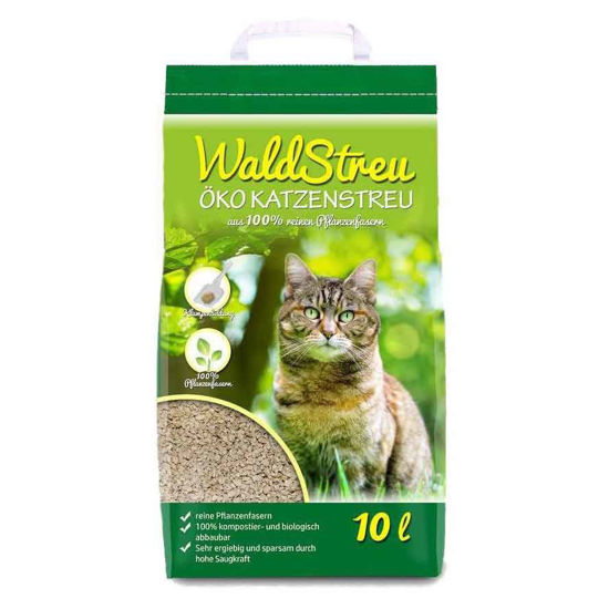 WaldStreu Öko naravni ekološki mačji posip, 10, 20 ali 40 L