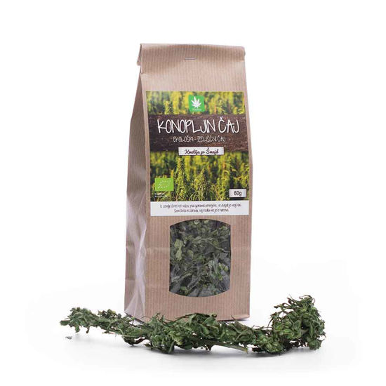 EkoKor ekološki konopljin čaj CBD zeliščni čaj, 60 g