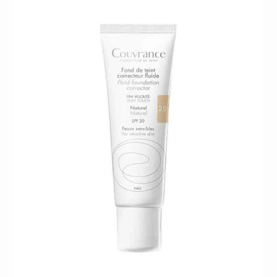 Avene Couvrance korektivni tekoči puder - odtenek 01/porcelan, 30 mL