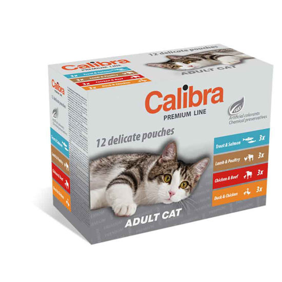 Calibra Premium Multipack Adult vrečke, 12 x 100 g