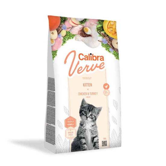 Calibra Verve Kitten piščanec & puran, 750 g in 3,5 kg