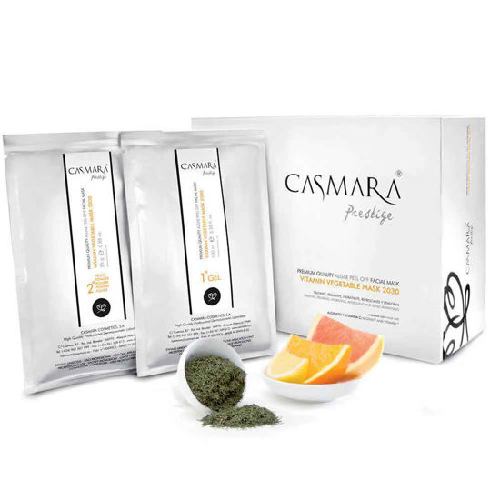 Casmara Vitaminska zeliščna Peel-Off maska, 25 g prahu in 100 ml gela