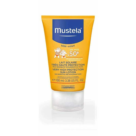 Mustela mleko za telo za otroke SPF 50+, 40 ali 100 mL