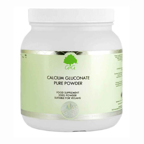 G&G Vitamins kalcijev glukonat prah, 350 g