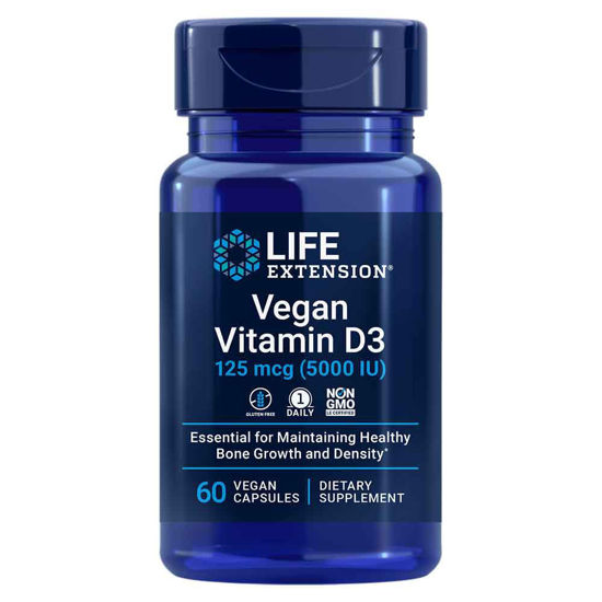 Life Extension Veganski vitamin D3, 60 kapsul