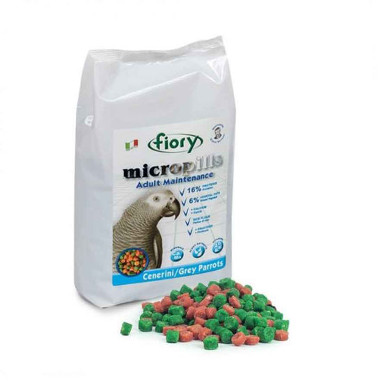 Micropills Adult Grey Parrots hrana za papige, 1.4 kg