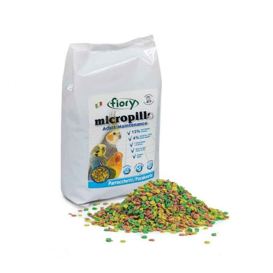 Micropills za male in srednje papige, 1.4 ali 2.5 kg