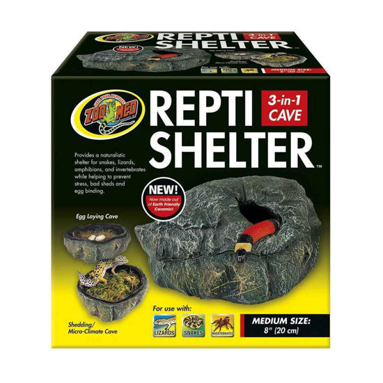 Zoo Med ReptiShelter 3-v-1 jama za plazilce 20cm, 1 jama
