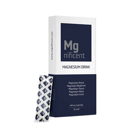 Mgnificent magnezijev napitek 400 mg, 30 vrečk
