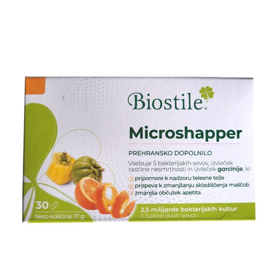 Biostile Microshapper prehransko dopolnilo, 30 kapsul