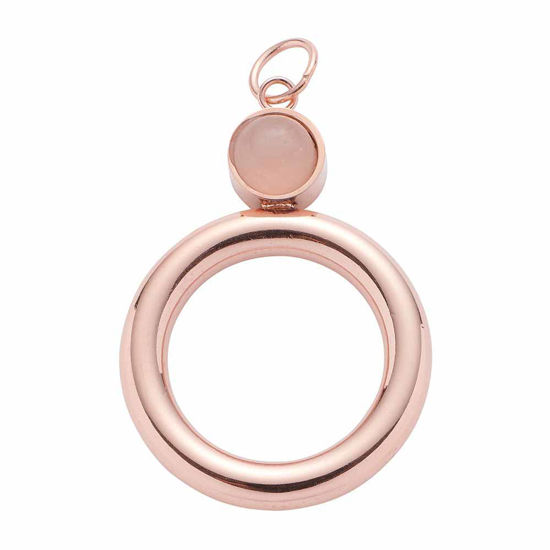 Energetix rose-gold magnetni barvit obesek