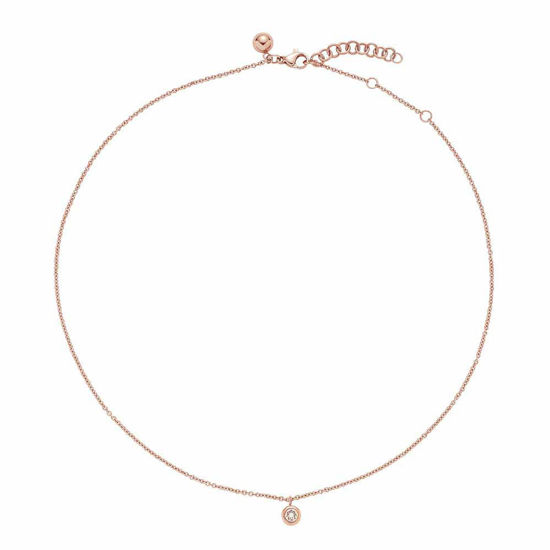Energetix delikatna magnetna ogrlica s kristalom Swarovski, rose gold, zlata ali srebrna, 1 ogrlica