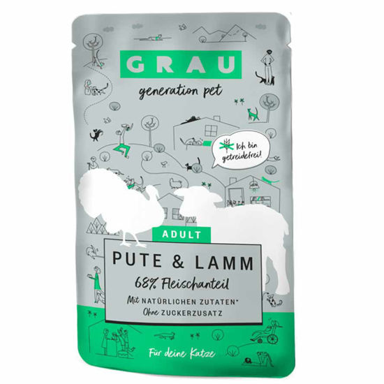 Grau hrana za mačke puran & jagnje, 200, 400 ali 800 g