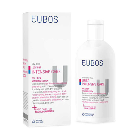 Eubos 5% Urea losjon za čiščenje telesa, 200 mL
