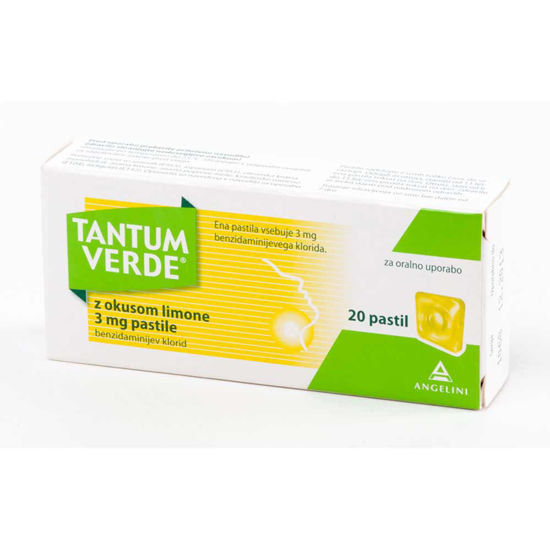 Tantum verde z okusom limone, 20 pastil